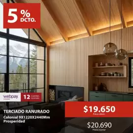 Catálogo Mimbral Página 4: Terciado ranurado €19.650,00