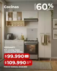 Catálogo Easy Página 2: Vessanti - kit cocina italia madera/off white €99.990,00