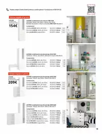 Catálogo IKEA Página 19: Blanco - lastar €209,00, Blanco - lastare combinación de armario €154,00