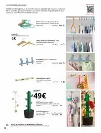 Catálogo IKEA Página 20: Haya - perchero 4 pomos €7,00, Breysiskojs perchero para puerta €49,00