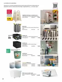 Catálogo IKEA Página 22: Lillakre cesta €10,00, Nicky - bolsa €8,00