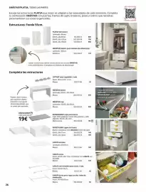Catálogo IKEA Página 26: Blanco - bano genica €19,00, Blanco - confiture a cushion-en-format €19,00