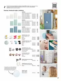 Catálogo IKEA Página 27: Hangig espejo €7,00, Tirador clip €3,00