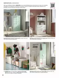 Catálogo IKEA Página 28: Claro - matamón €247,00, Blanco - armario €255,00