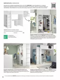 Catálogo IKEA Página 30: Blanco - smastad cama alta con escritorio y armario €509,00