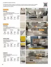 Catálogo IKEA Página 12: Alfombra, pelo forto €59,00, Alfombra, pelo, corro €89,00