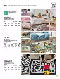Catálogo IKEA Página 23: Pack de jardin €8,00, Alfombra €39,00