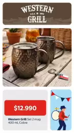 Catálogo Lider Página 10: Western grill set 2 mug €12.990,00
