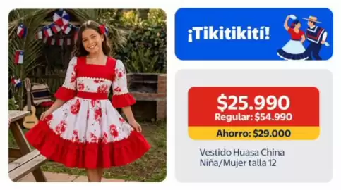 Catálogo Lider Página 17: Vestido huaca china niña/ mujer talla 12 €25.990,00