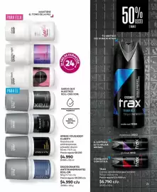 Catálogo Cyzone Página 71: Desodorantes antitranspirantes roll-on €4.990,00, Colônia desodorante para hombres €6.790,00