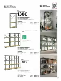 Catálogo IKEA Página 21: Bror €130,00, Combinación estanteria €450,00