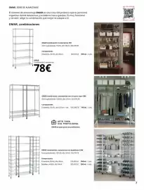 Catálogo IKEA Página 7: Omar combinación, estanterías con riel para ropa €158,00