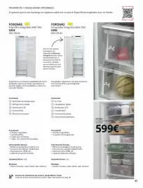 Catálogo IKEA Página 37: Ikea - forsnas congelador integrable (ikea 700) €599,00