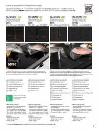 Catálogo IKEA Página 9: Ikea - placa inducción con extractor integrado €1.099,00