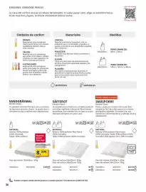 Catálogo IKEA Página 38: Peso del relleno €19,00, Sandgrasmal €8,50