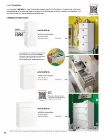 Catálogo IKEA Página 10: Blanco - ancho 60cm €115,00, Lástare cómoda 4 cajones €105,00