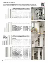 Catálogo IKEA Página 14: Blanco - lastar €372,00, Blanco - lastarre combinación de armario €330,00