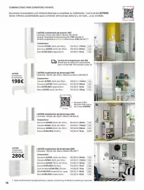 Catálogo IKEA Página 16: Blanco - lastare combinacion de almacenaje €280,00