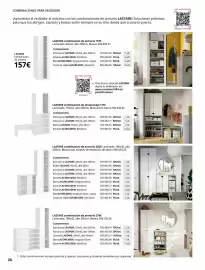 Catálogo IKEA Página 20: Blanco - combinacion de armario 279 €279,00, Combinación de armario €157,00