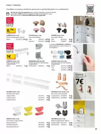 Catálogo IKEA Página 21: Osternas tirrador de piel €7,00, Blanco - billsbro tirador €4,00