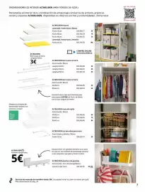 Catálogo IKEA Página 7: Barra para armario €3,00, Alturilden €5,00