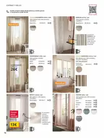 Catálogo IKEA Página 14: Blanco - stenfro visillo €18,00, Rosenrobinia €26,00