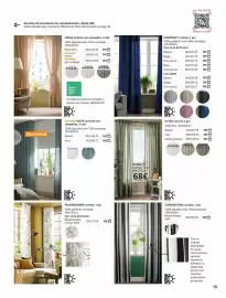 Catálogo IKEA Página 15: Cortina, 1 par €25,00, Cortina €68,00