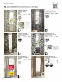 Catálogo IKEA Página 16: Ikea - cortina, 1 par €75,00, Rosenmandel cortina €30,00