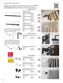 Catálogo IKEA Página 8: Pomo de remate €1,50, Blanco - huile d'olive extra vergine di suino adulte €1,50