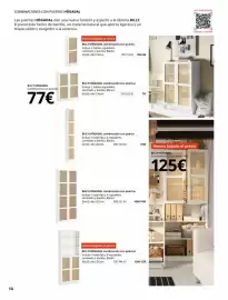 Catálogo IKEA Página 10: Blanco - billy hogadal €77,00, Humos bajado el precio €125,00