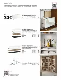 Catálogo IKEA Página 8: Ikea - bleu requence square, 2 dulce €5,00, Billy - bllity caja con madera €30,00