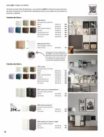Catálogo IKEA Página 18: Blanco - armario con puerta €29,00, Blanco - armario con 1 puerta y 1 balda €45,00