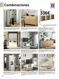 Catálogo IKEA Página 24: Blanco - bestà armario de pared con 2 puertas €220,00, Besta mueble salón €369,00