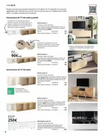 Catálogo IKEA Página 8: Besta - estructuras de tv de suelo y pared €66,86, Blanco - bista mueble tv €119,00