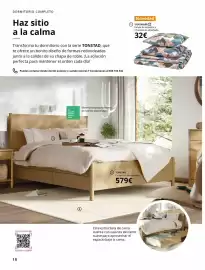 Catálogo IKEA Página 10: Funda de edredon y 2 fundas de almohada €32,00, Fuentes - tostao €579,00