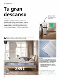 Catálogo IKEA Página 26: Confort - colchón de muelles enscado €289,00