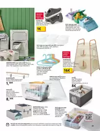 Catálogo IKEA Página 41: Percha. madera maciza y acero. natural 404.324.79 €1,50, Ikea - glis caja con tapa €5,50