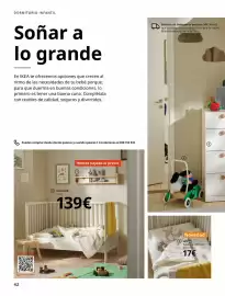 Catálogo IKEA Página 42: Gulliver - cuna €139,00, Funda de edredón para cuna €17,00