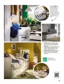 Catálogo IKEA Página 53: Brimmes - drian con 2 cajones €249,00, Hemnes - 3 brumes €379,00