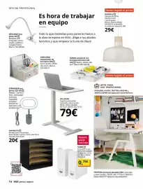 Catálogo IKEA Página 16: Blanco - kuggis accessorio con 8 compartimentos €10,00, Blanco - tjabba archivador €0,75