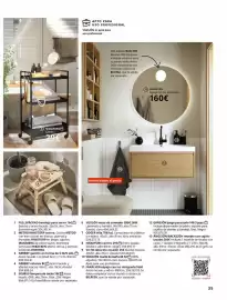 Catálogo IKEA Página 35: Espejo con luz integrada €160,00, Nissafors carlito €29,00