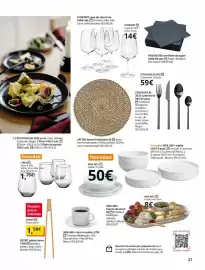 Catálogo IKEA Página 21: Pinzas servir €1,50, Vaso €1,75