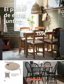 Catálogo IKEA Página 22: Ikea - madonnalilja cojín para silla €4,00, Juntos - el placer de estar €159,00