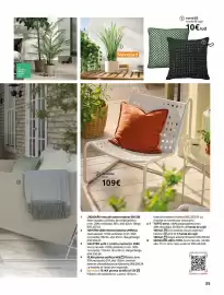 Catálogo IKEA Página 35: Sillon €109,00, Funda de cojin €10,00