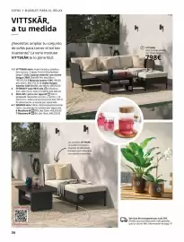 Catálogo IKEA Página 36: Sofa 3 plazas exterior con chaise longue €798,00