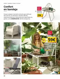 Catálogo IKEA Página 38: Nusse pop pop mix €59,00, Mesa de centro interior/exterior €29,00