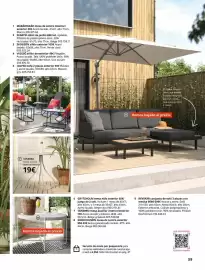 Catálogo IKEA Página 39: Mesa auxiliar interior/exterior €19,00