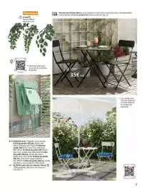 Catálogo IKEA Página 7: Sillas de jardin €35,00, Planta artificial, juego €8,00