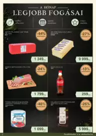 Chef Market akciós újság Oldal 2: Import félkemény sajt tömb €1.349,00, Kométa sertés sonka €1.799,00