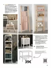 Catálogo IKEA Página 21: Banco €39,00